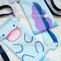 Quagsire Water Bottle Drawstring Sling Bag - Thumbnail 1