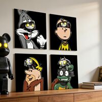 Painting by RX Strip “Portrait #1 Bugs” - Thumbnail 3