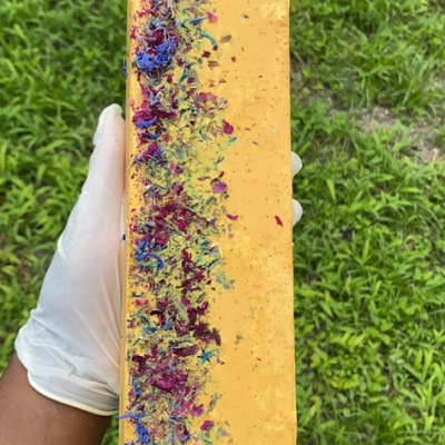 Turmeric soap loaf