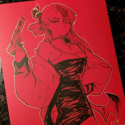 Scarlet ink commission