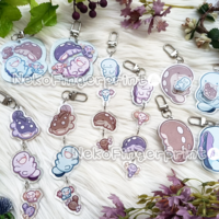 Wooper Family Linked Acrylic Charm - Thumbnail 2