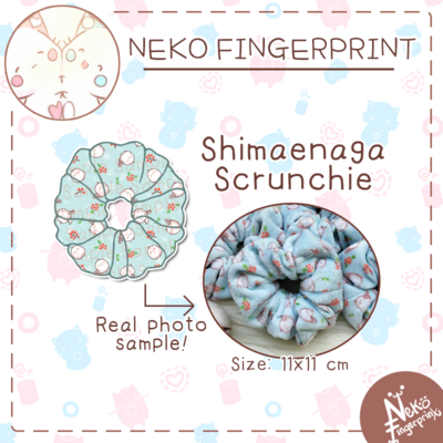 Shimaenaga scrunchie