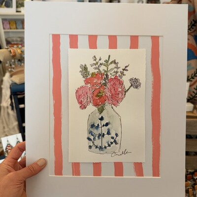 Original 11x14 inch matted painting “sweet thing”