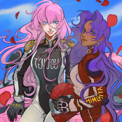 Utena & anthy - new world poster