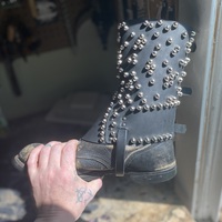 Studded Boot gaiter (premade) - Thumbnail 1