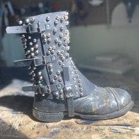 Studded Boot gaiter (premade) - Thumbnail 3
