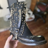 Studded Boot gaiter (premade) - Thumbnail 4
