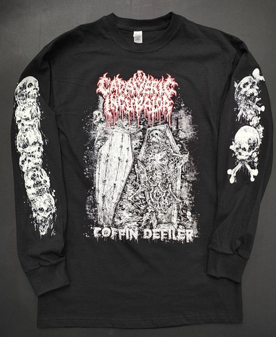 CADAVERIC INCUBATOR 'Coffin Defiler' Long sleeve 