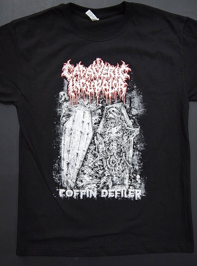 CADAVERIC INCUBATOR 'Coffin Defiler' T-Shirt