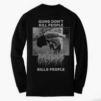 PRIMITIVE WARFARE 'Guns don't kill people' Long sleeve - Thumbnail 1