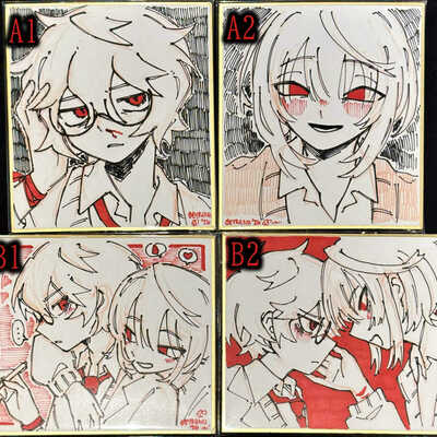 Hiwy original shikishi boards