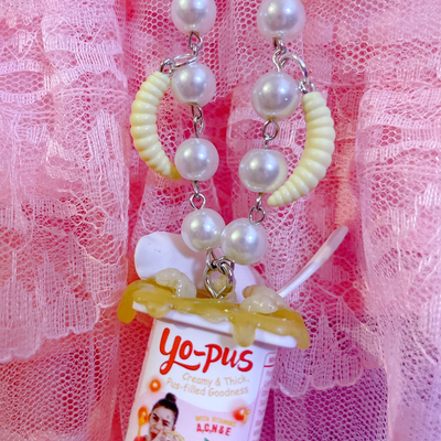 Yo-pus bag charm & necklace