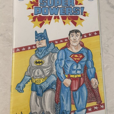Super powers original sketch cover
