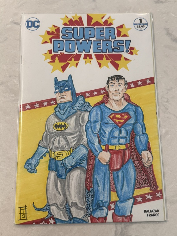 Super Powers Original Sketch Cover