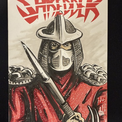 Shredder original sketch cover