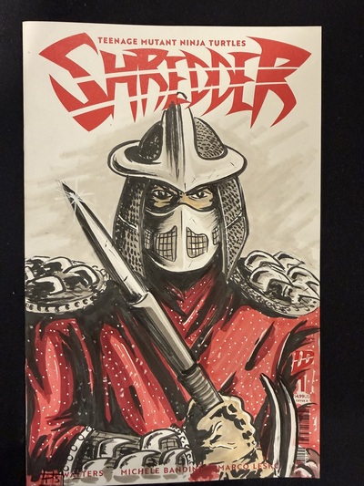 Shredder Original Sketch Cover