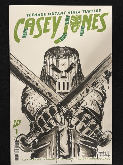 Casey Jones Original Sketch Cover