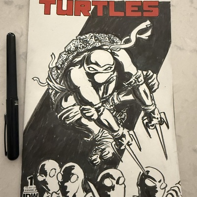Raphael original sketch cover