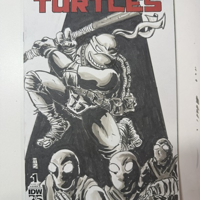 Donatello original sketch cover