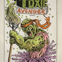 Toxic Avenger Original Sketch Cover