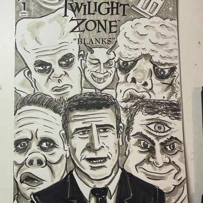 Twilight zone original sketch cover