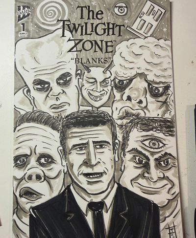 Twilight Zone Original Sketch Cover