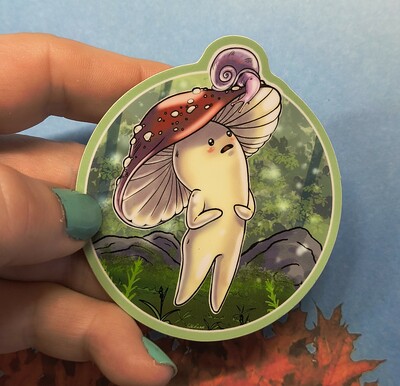 Little Mushroom Guy sticker