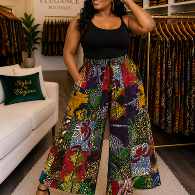 Mosaic majesty palazzo pants