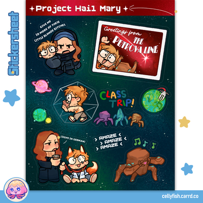 Project Hail Mary - Stickersheet