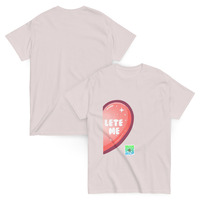 U Complete Me Matching Couple Tee Left Side Heart - Thumbnail 4