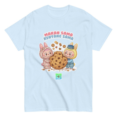 T-shirt labubo makan sama kenyang sama comel budaya melayu