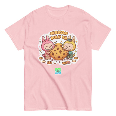 T-Shirt Labubo Makan Dulu Ya Comel Budaya Melayu