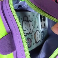 3D silicone eggplant-shaped phone bag with pendant - Thumbnail 7