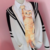 Realistic 3D Cat Novelty Ties - Thumbnail 3
