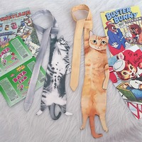 Realistic 3D Cat Novelty Ties - Thumbnail 5