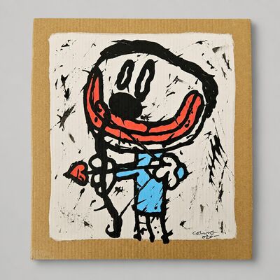 Painting by Celipe Perroloco "Corrupted Cupid"