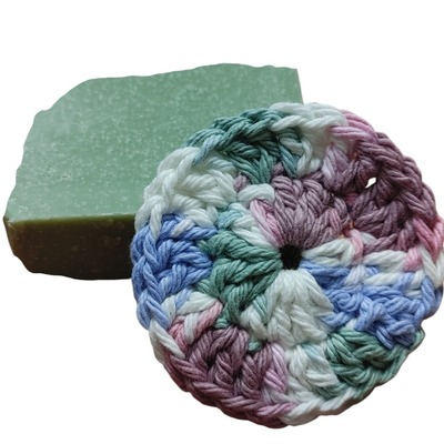 Crochet make up disk