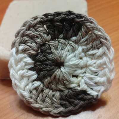 Crochet make up disk