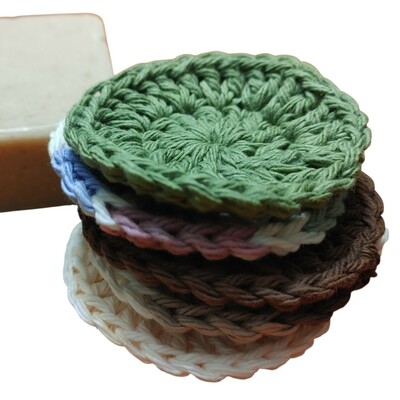 Crochet make up disks bundle of 3