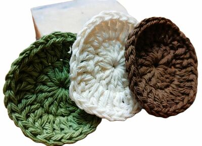 Crochet Make up disks Bundle of 3