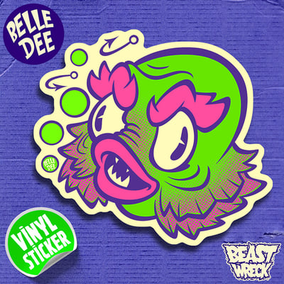 Gulping gillman sticker - Thumbnail 3