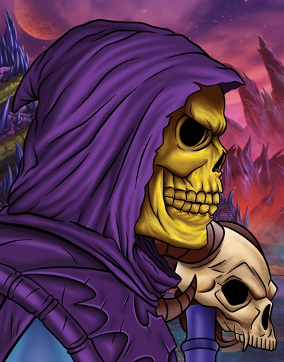 Skelly Boy Print