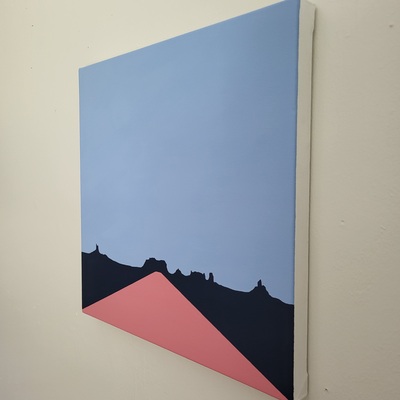 American water - 20" x 20" original painting