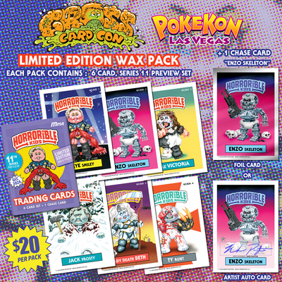 Horrorible kids series 11 preview limited edition wax pack