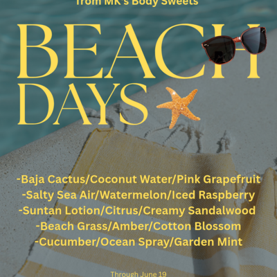 Beach days mini wax sampler 
