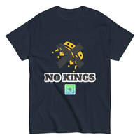 "No Kings" Political Protest Graphic Tee | Unisex Environment Friendly T-Shirt - Thumbnail 1