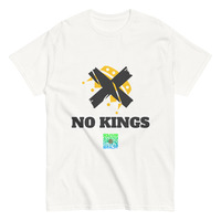 "No Kings" Political Protest Graphic Tee | Unisex Environment Friendly T-Shirt - Thumbnail 3