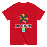 "No Kings" Political Protest Graphic Tee | Unisex Environment Friendly T-Shirt - Thumbnail 4