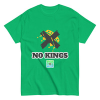 "No Kings" Political Protest Graphic Tee | Unisex Environment Friendly T-Shirt - Thumbnail 5
