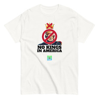 "No Kings In America" Anti-Trump Protest Graphic Tee | Unisex Environment Friendly T-Shirt - Thumbnail 4